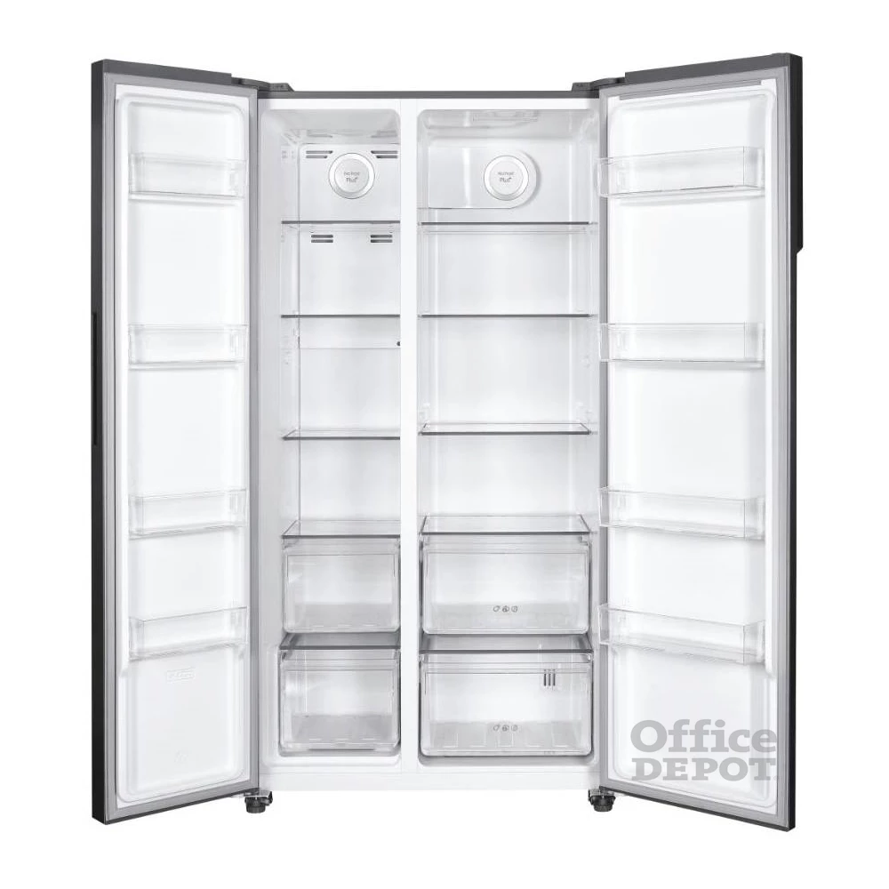 Candy CHSVN-174X inox, Side-by-Side, Hűtő:347L, Fagyasztó:185L, No frost hűtőszekrény