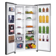 Candy CHSVN-174X inox, Side-by-Side, Hűtő:347L, Fagyasztó:185L, No frost hűtőszekrény