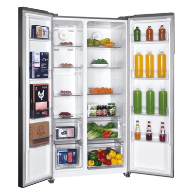 Candy CHSVN-174X inox, Side-by-Side, Hűtő:347L, Fagyasztó:185L, No frost hűtőszekrény