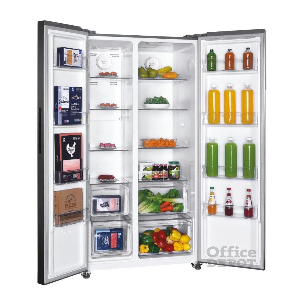 Candy CHSVN-174X inox, Side-by-Side, Hűtő:347L, Fagyasztó:185L, No frost hűtőszekrény