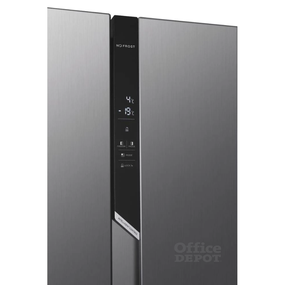 Candy CHSVN-174X inox, Side-by-Side, Hűtő:347L, Fagyasztó:185L, No frost hűtőszekrény