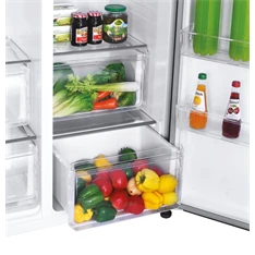 Candy CHSVN-174X inox, Side-by-Side, Hűtő:347L, Fagyasztó:185L, No frost hűtőszekrény