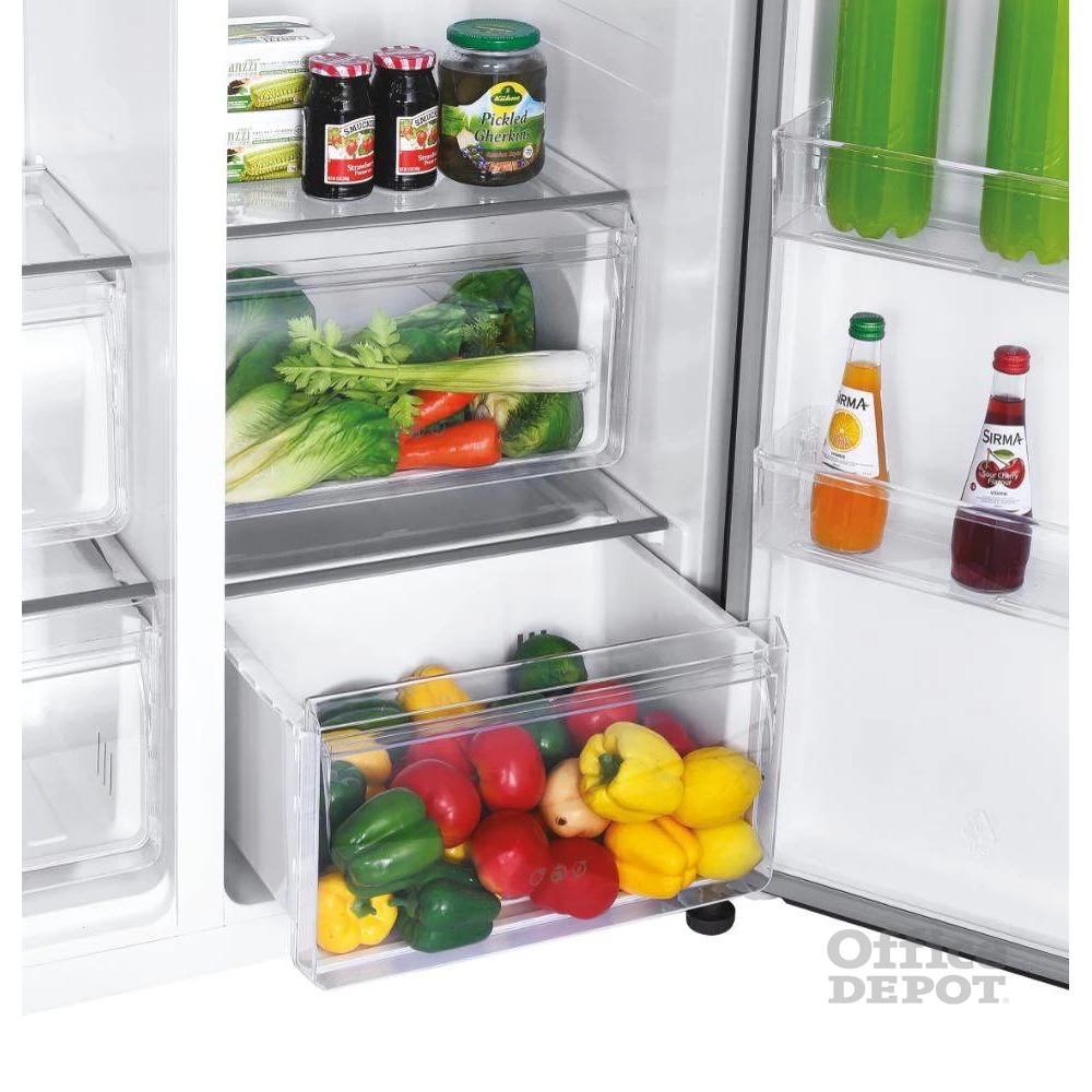 Candy CHSVN-174X inox, Side-by-Side, Hűtő:347L, Fagyasztó:185L, No frost hűtőszekrény