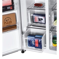 Candy CHSVN-174X inox, Side-by-Side, Hűtő:347L, Fagyasztó:185L, No frost hűtőszekrény