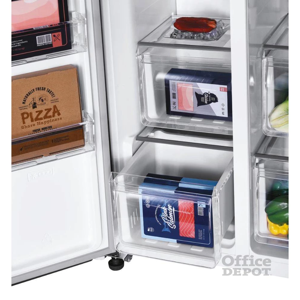 Candy CHSVN-174X inox, Side-by-Side, Hűtő:347L, Fagyasztó:185L, No frost hűtőszekrény