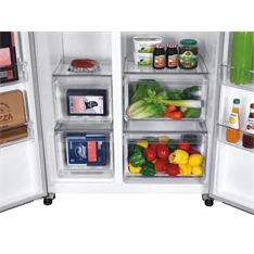 Candy CHSVN-174X inox, Side-by-Side, Hűtő:347L, Fagyasztó:185L, No frost hűtőszekrény