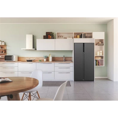 Candy CHSVN-174X inox, Side-by-Side, Hűtő:347L, Fagyasztó:185L, No frost hűtőszekrény