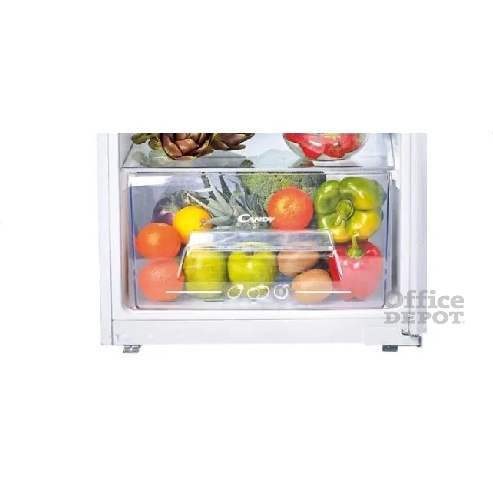 Candy CIL 220 EE/N fehér, egyajtós, beépíthető, Hűtő:197L, hűtőszekrény