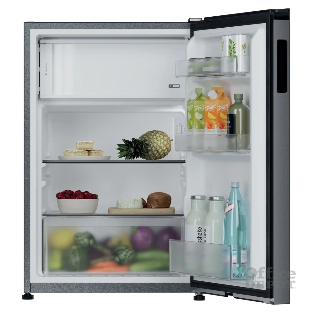 Candy CNOQ2S58EX inox, egyajtós, Hűtő:100+14L, hűtőszekrény