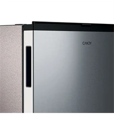 Candy CNOQ2S58EX inox, egyajtós, Hűtő:100+14L, hűtőszekrény