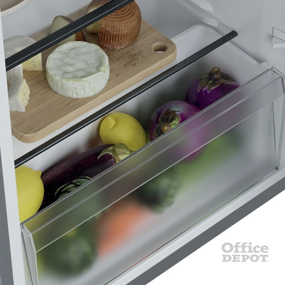 Candy CNOQ2S58EX inox, egyajtós, Hűtő:100+14L, hűtőszekrény