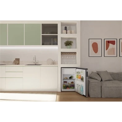 Candy CNOQ2S58EX inox, egyajtós, Hűtő:100+14L, hűtőszekrény