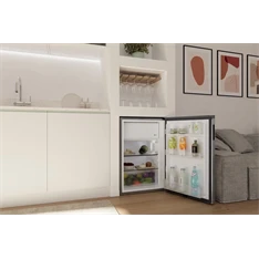 Candy CNOQ2S58EX inox, egyajtós, Hűtő:100+14L, hűtőszekrény