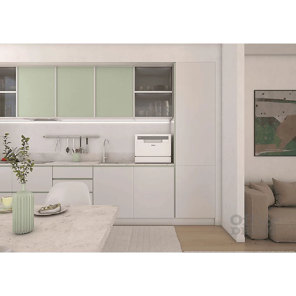 Candy CP 6E51LW fehér, programok száma: 5, asztali, 6 terítékes mosogatógép 