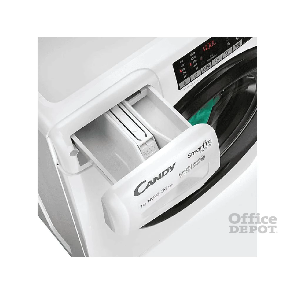 Candy CSO4474TWMB6/1-S fehér, elöltöltős, max.1400ford., 7 kg, mosógép