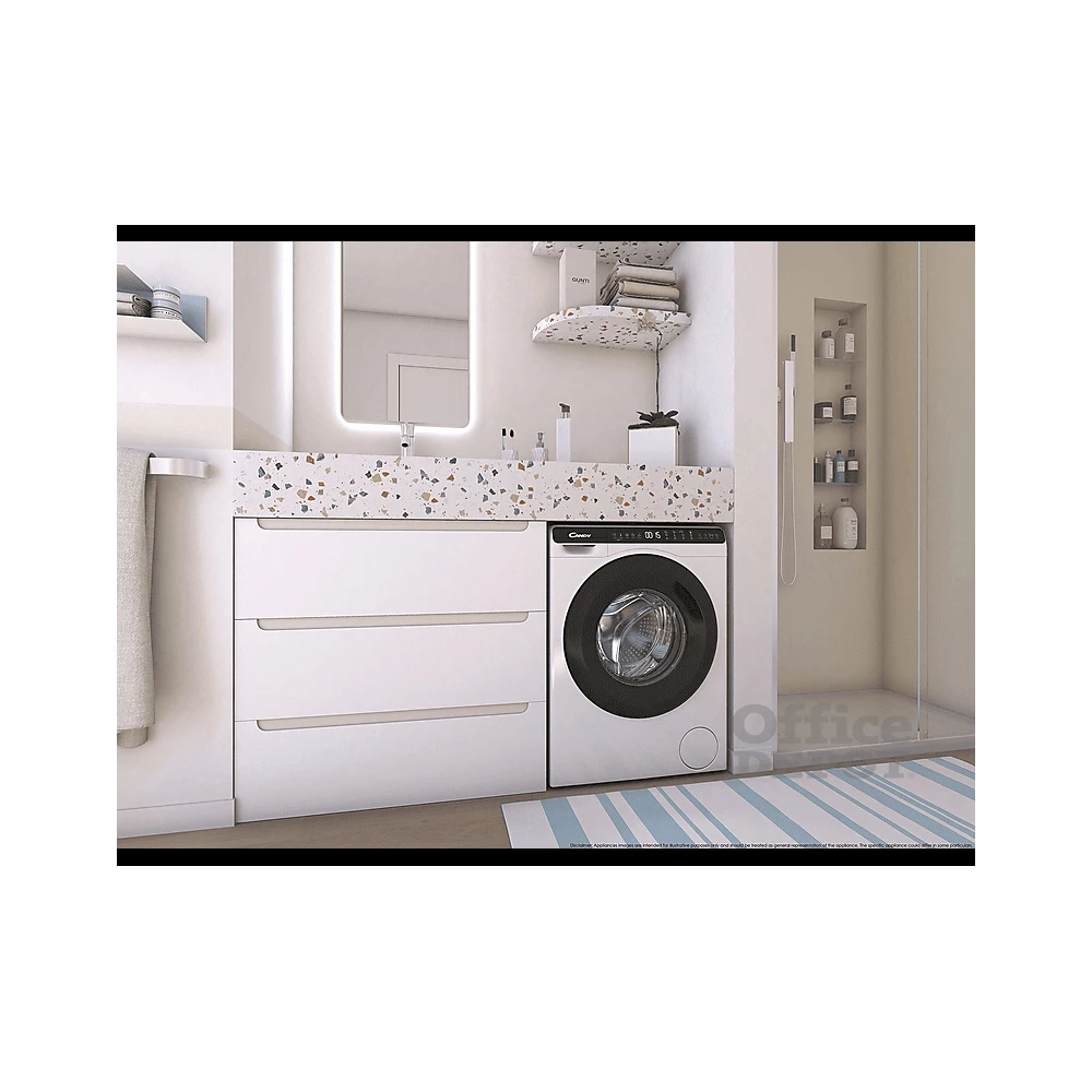 Candy CW50-BP12307-S fehér, elöltöltős, max.1200ford., 5 kg, mosógép