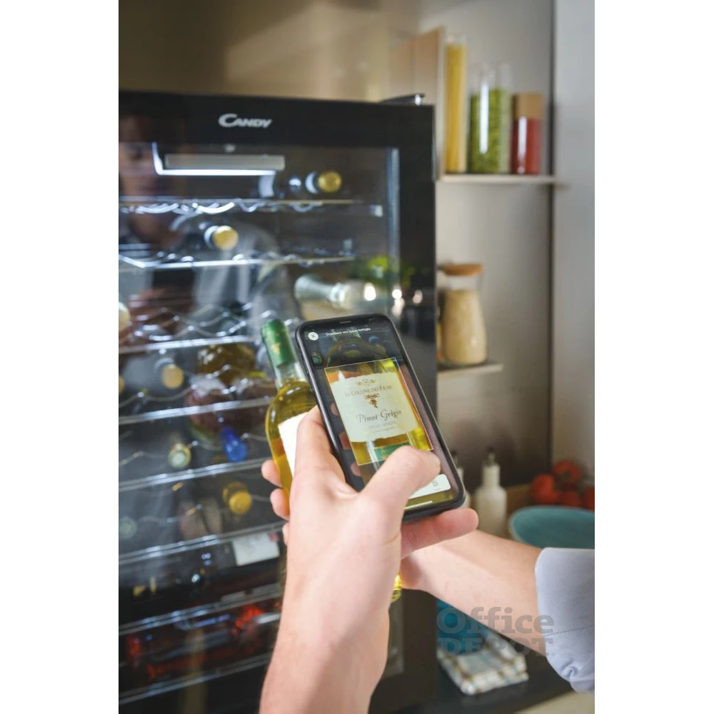 Candy CWC 150 EM/NF fekete, Palack:41db, borhűtő