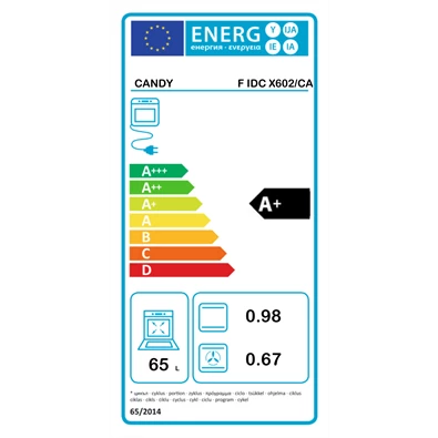 Candy FIDC X602/CA beépíthető inox sütő Candy FIDC X602/CA beépíthető inox sütő