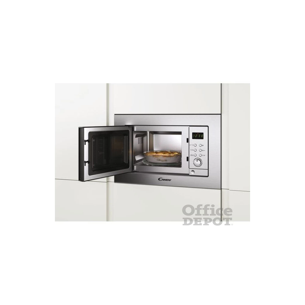 Candy MIC 201 EX 1000W 20L inox beépíthető mikrohullámú sütő
