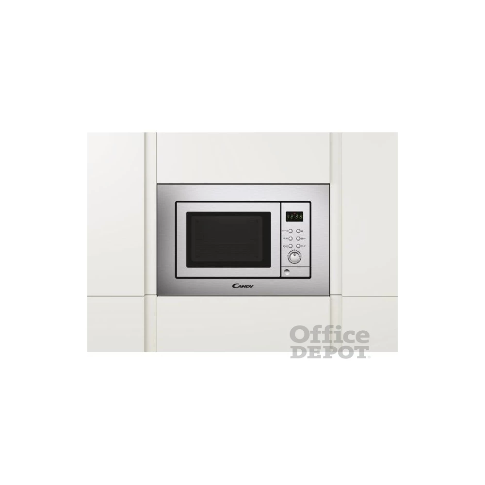 Candy MIC 201 EX 1000W 20L inox beépíthető mikrohullámú sütő