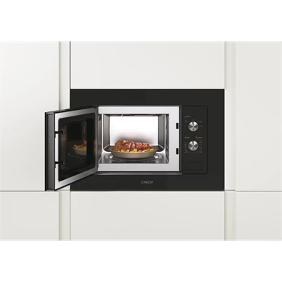 Candy MIS1730X 1000W 17L inox beépíthető mikrohullámú sütő