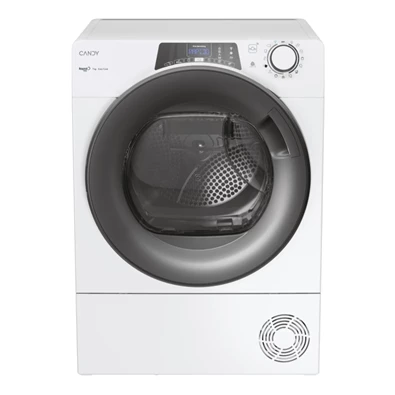 Candy RP4 H7A2TRE-S fehér, 7 kg, hőszivattyús, keskeny, szárítógép