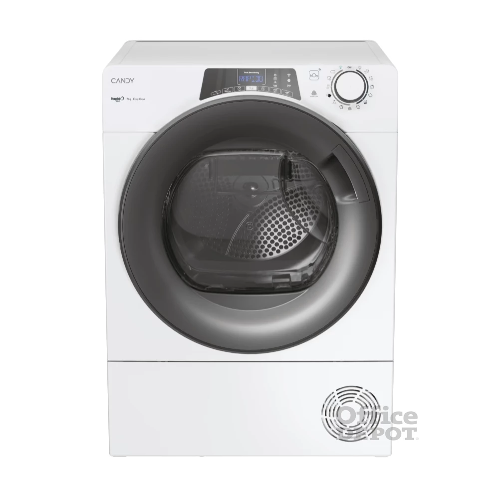 Candy RP4 H7A2TRE-S fehér, 7 kg, hőszivattyús, keskeny, szárítógép