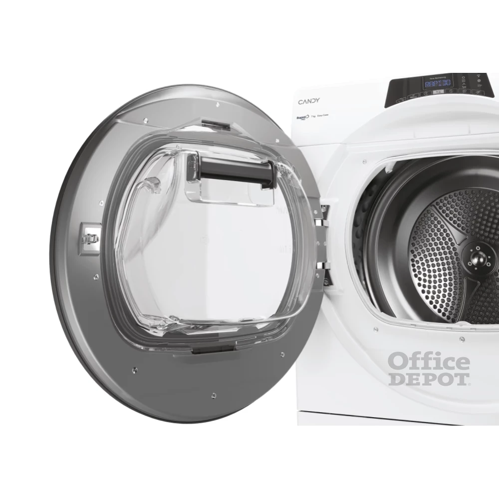 Candy RP4 H7A2TRE-S fehér, 7 kg, hőszivattyús, keskeny, szárítógép