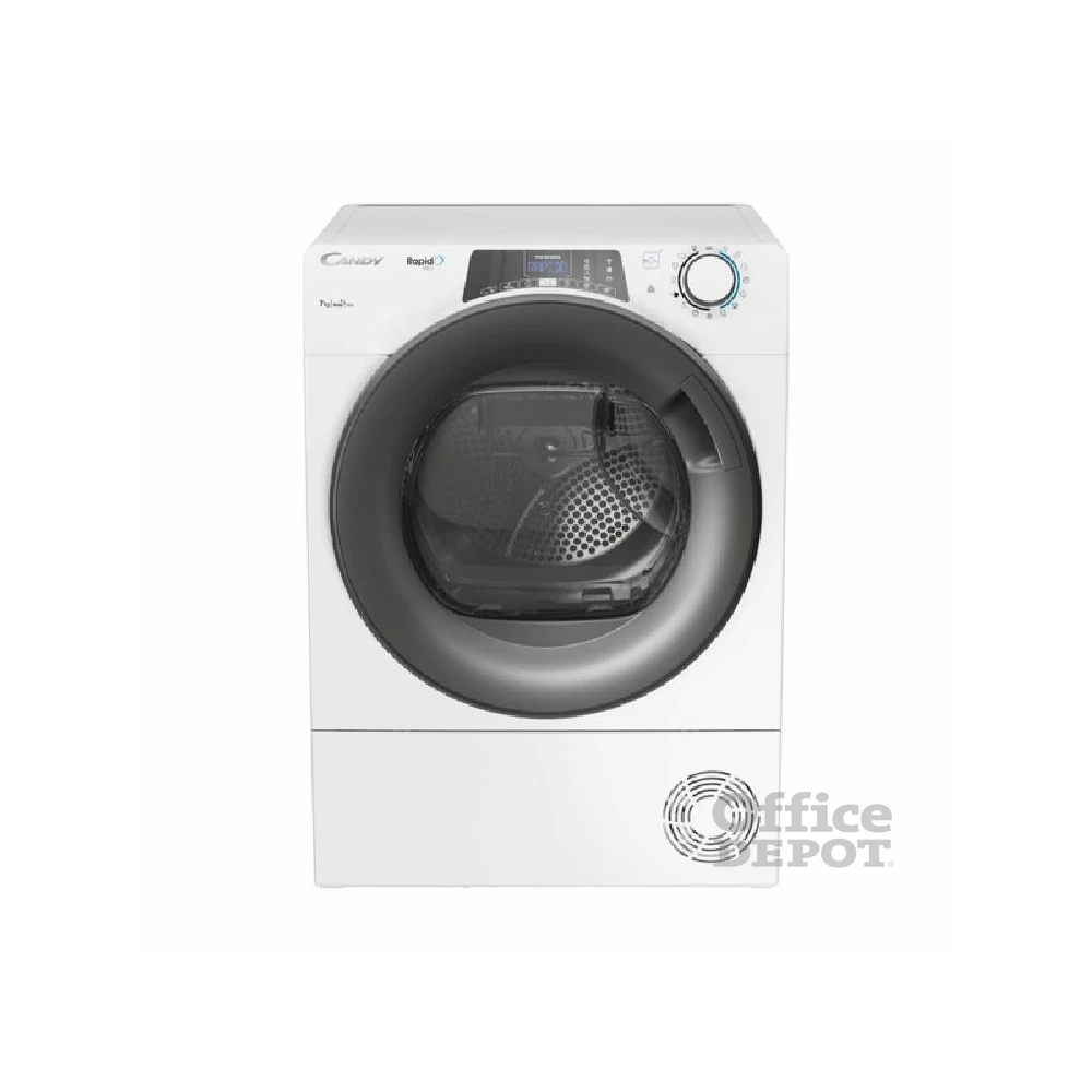 Candy RP4 H7A2TRE-S fehér, 7 kg, hőszivattyús, keskeny, szárítógép