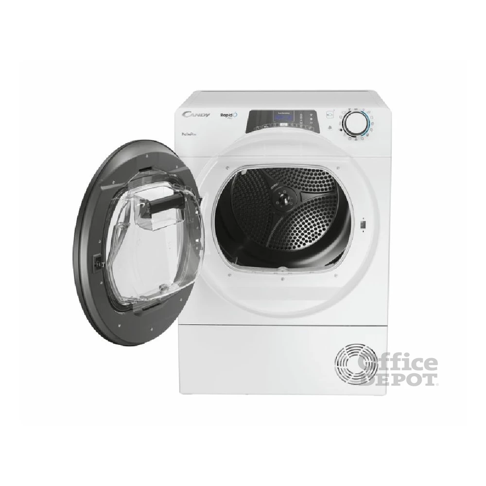 Candy RP4 H7A2TRE-S fehér, 7 kg, hőszivattyús, keskeny, szárítógép