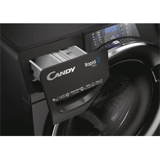 Candy RP 496BWMBCB/1-S 9 kg fekete elöltöltős mosógép Candy RP 496BWMBCB/1-S 9 kg fekete elöltöltős mosógép