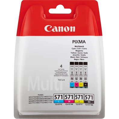 Canon CLI-571C/M/Y/BK MultiPack tintapatron Canon CLI-571C/M/Y/BK MultiPack tintapatron