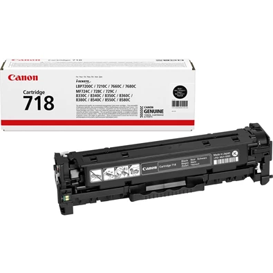 Canon CRG-718Bk fekete toner Canon CRG-718Bk fekete toner