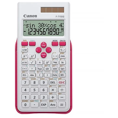 Canon F-715SG fehér-magenta tudományos számológép Canon F-715SG fehér-magenta tudományos számológép