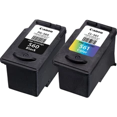 Canon PG-560Bk Fekete + CL-561 színes Multipack tintapatron Canon PG-560Bk Fekete + CL-561 színes Multipack tintapatron