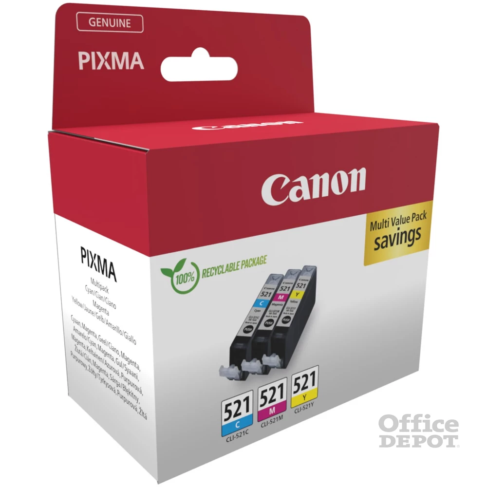 Canon patron CLI-521 Multipack 3 szín