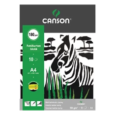 Canson Student A4 10ív fekete fotókarton blokk Canson Student A4 10ív fekete fotókarton blokk