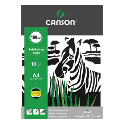 Canson Student A4 10ív fekete fotókarton blokk Canson Student A4 10ív fekete fotókarton blokk