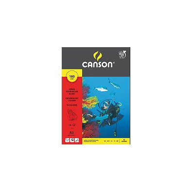 Canson Student A3 10ív színes fotókarton blokk Canson Student A3 10ív színes fotókarton blokk