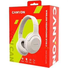 Canyon BTHS-3 Beige Bluetooth fejhallgató Canyon BTHS-3 Beige Bluetooth fejhallgató