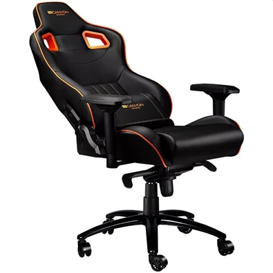 Canyon G?-5 Corax G?-5 fekete-narancs gamer szék Canyon G?-5 Corax G?-5 fekete-narancs gamer szék