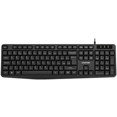 Canyon KB-1 USB cseppálló magyar membrán billentyűzet fekete Canyon KB-1 USB cseppálló magyar membrán billentyűzet fekete