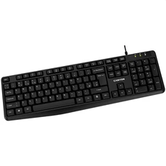 Canyon KB-1 USB cseppálló magyar membrán billentyűzet fekete Canyon KB-1 USB cseppálló magyar membrán billentyűzet fekete