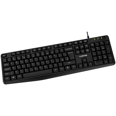 Canyon KB-1 USB cseppálló magyar membrán billentyűzet fekete Canyon KB-1 USB cseppálló magyar membrán billentyűzet fekete