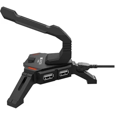 Canyon MW-100 Bungee USB gaming hub / egérkábel-rendező fekete Canyon MW-100 Bungee USB gaming hub / egérkábel-rendező fekete