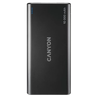 Canyon PB-108 10000mAh LiPo (Lightning bemenet) fekete power bank Canyon PB-108 10000mAh LiPo (Lightning bemenet) fekete power bank