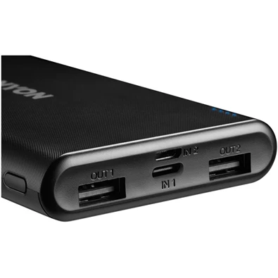 Canyon PB-108 10000mAh LiPo (Lightning bemenet) fekete power bank Canyon PB-108 10000mAh LiPo (Lightning bemenet) fekete power bank