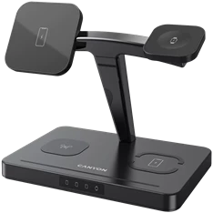 Canyon WS-404 4-in-1 15W univerzális vezeték nélküli töltő adapter fekete (Qi) Canyon WS-404 4-in-1 15W univerzális vezeték nélküli töltő adapter fekete (Qi)