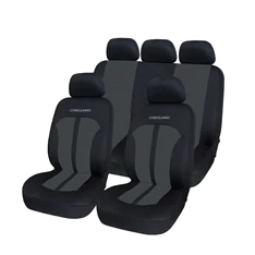 Carguard 55748GY 11db-os szürke/fekete autós üléshuzat szett Carguard 55748GY 11db-os szürke/fekete autós üléshuzat szett