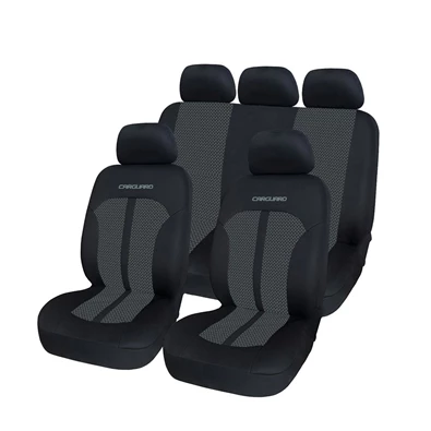 Carguard 55748GY 11db-os szürke/fekete autós üléshuzat szett Carguard 55748GY 11db-os szürke/fekete autós üléshuzat szett
